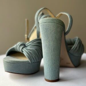 Jessica Simpson Elegant Blue Platform Heels